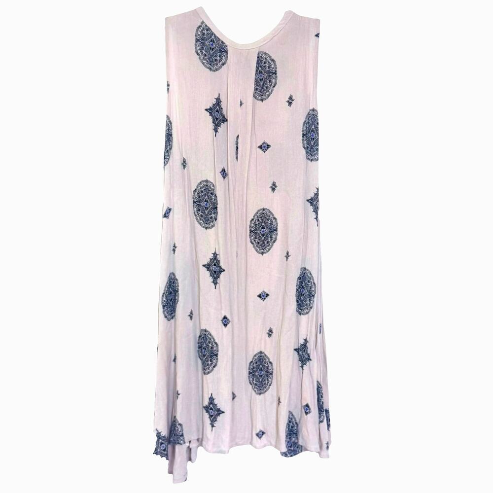 Free People Tree Swing Tunic Dress Top Sleeveless Mini Dress Pockets Size XS - Picture 3 of 8